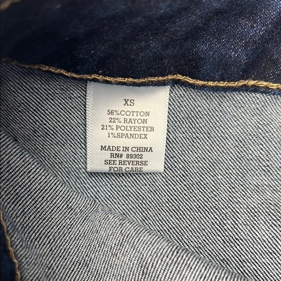 Altar’d State Denim Button-Front Skirt Size XS - Picture 5 of 6